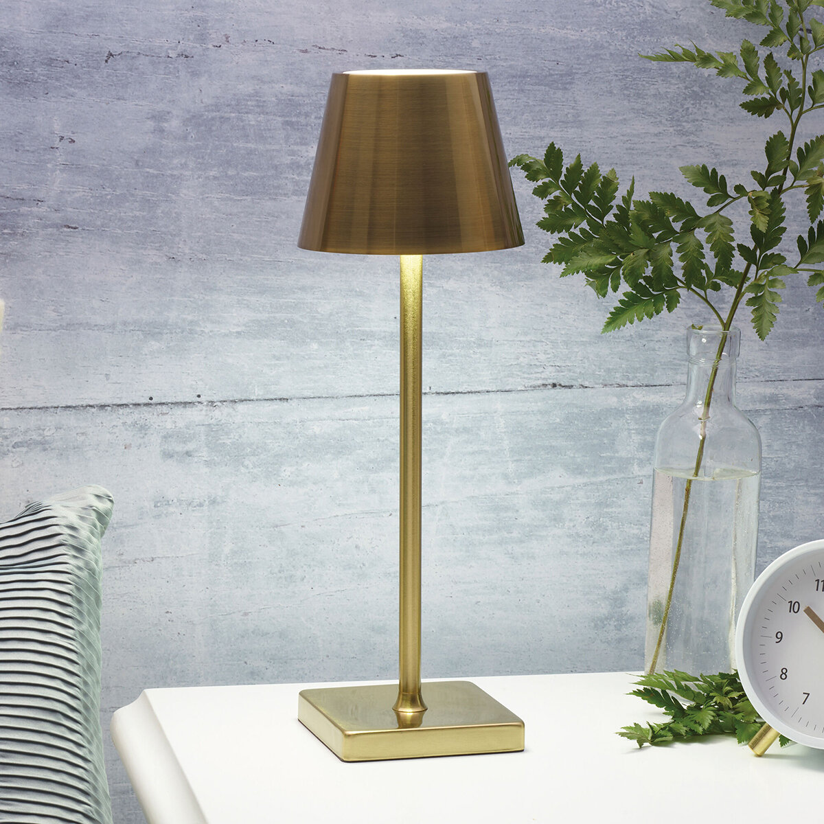 Mikasa Rechargeable Lamps in Gold