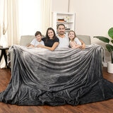 Life Comfort Oversized Family Blanket 304 x 279 cm, in Grey