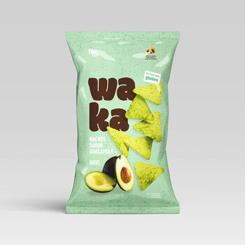 Black Bag Waka Guacamole Nacho Chips, 800g