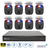 Swann 16 Channel 2TB DVR Recorder with 8 x 4K Ultra HD Enforcer™ Bullet Cameras, SWDVR-165580H-EU & SWPRO-4KMQBPK2-EU