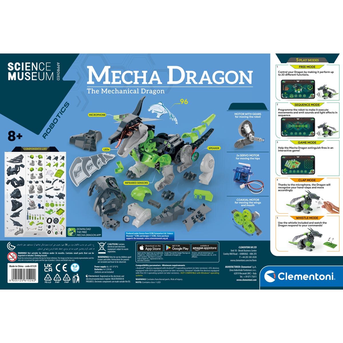 Buy Robotic Mega Dragon Back of Box Image at Costco.co.uk