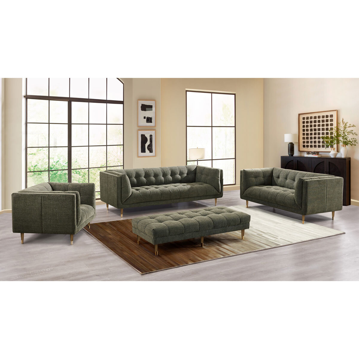 Costco on sale velvet sofa