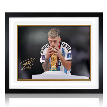 Lisandro Martinez Signed Argentina Framed Image