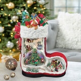 1.4ft (44.5cm) Santa Boot with Music