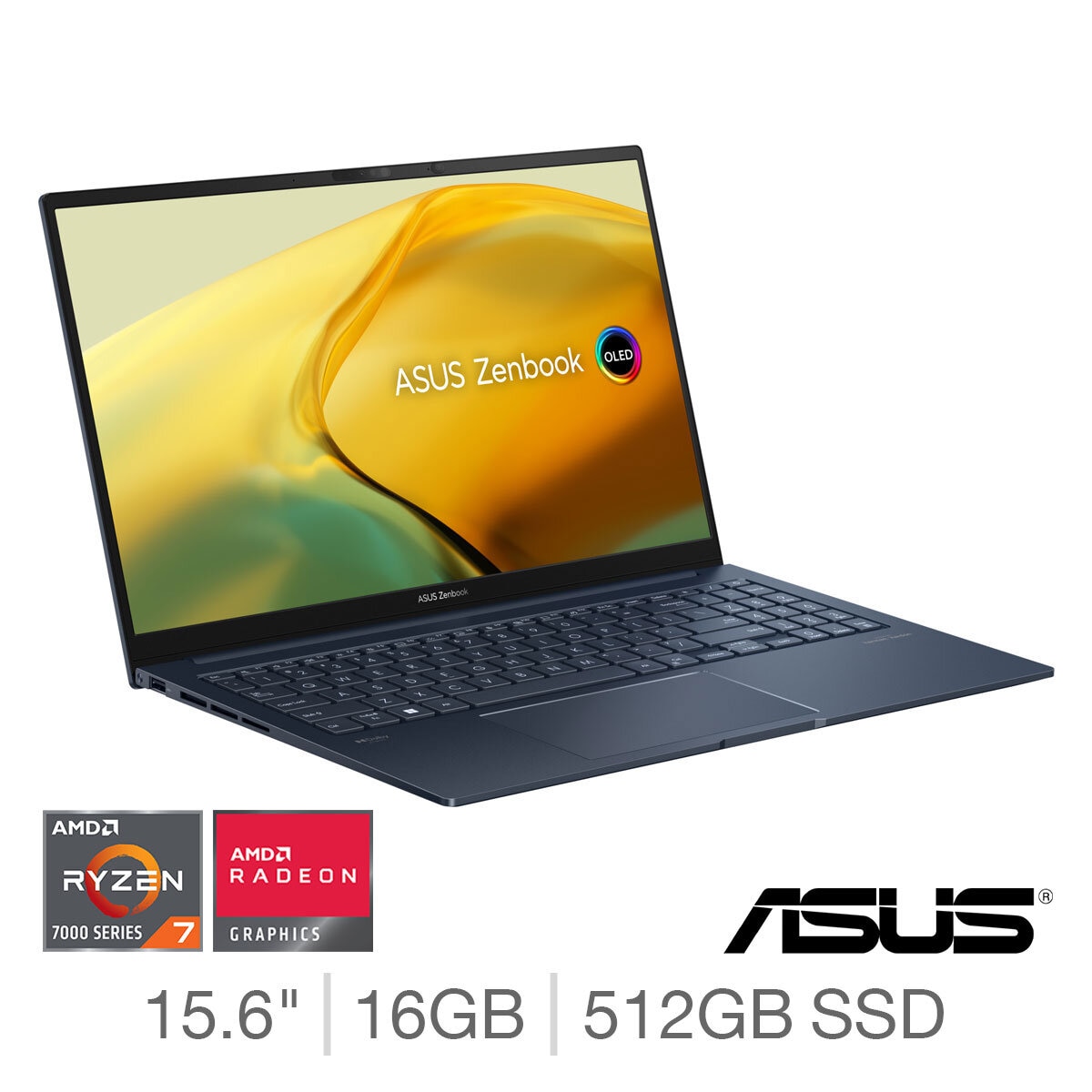 ASUS Vivobook, AMD Ryzen 7, 16GB RAM, 512GB SSD, 15.6 Inch Laptop, UM3504DA-NX015W at costco