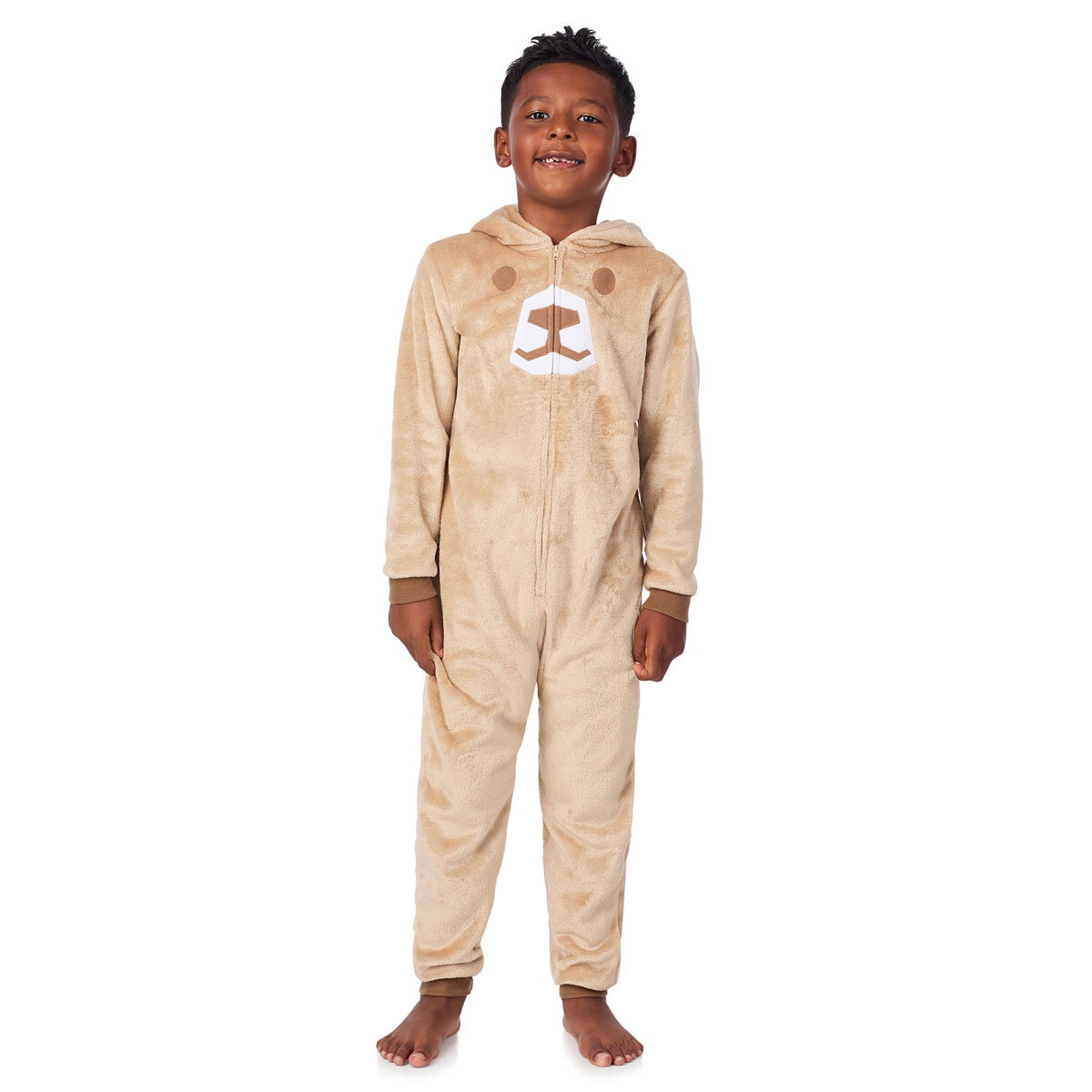 St Eve Youth Plush Onesie in Bear