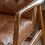 Gallery Humber Vintage Brown Leather Armchair Gallery Humber Vintage Brown Leather Armchair