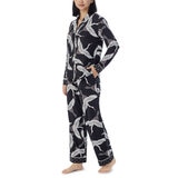 Room Service Ladies Notch Collar PJ Set, 2 Piece