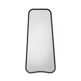 Gallery Kurva Black Leaner Mirror, 56.5 x 123cm