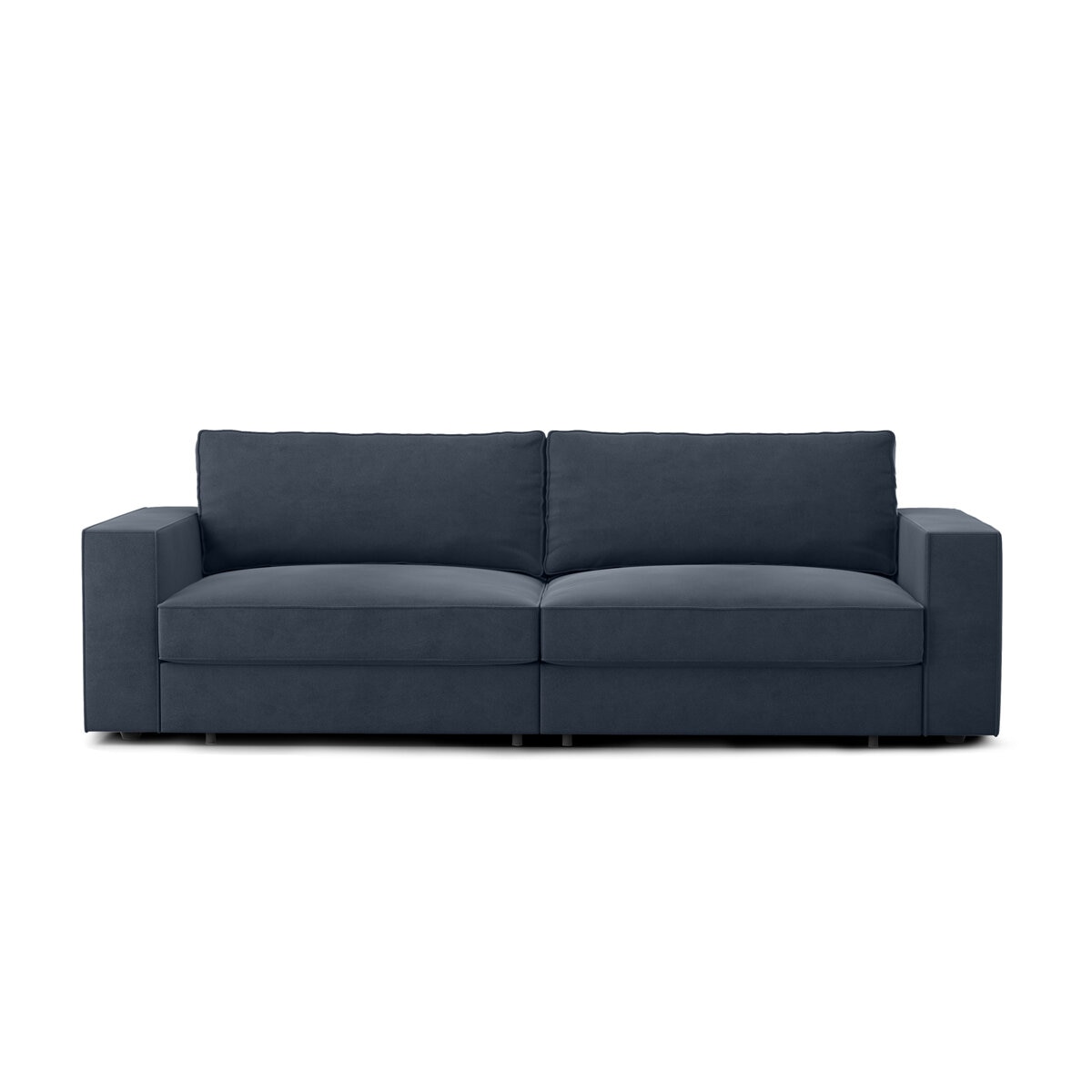 Coddle Infinity Navy Velvet Convertible Sofa Bed