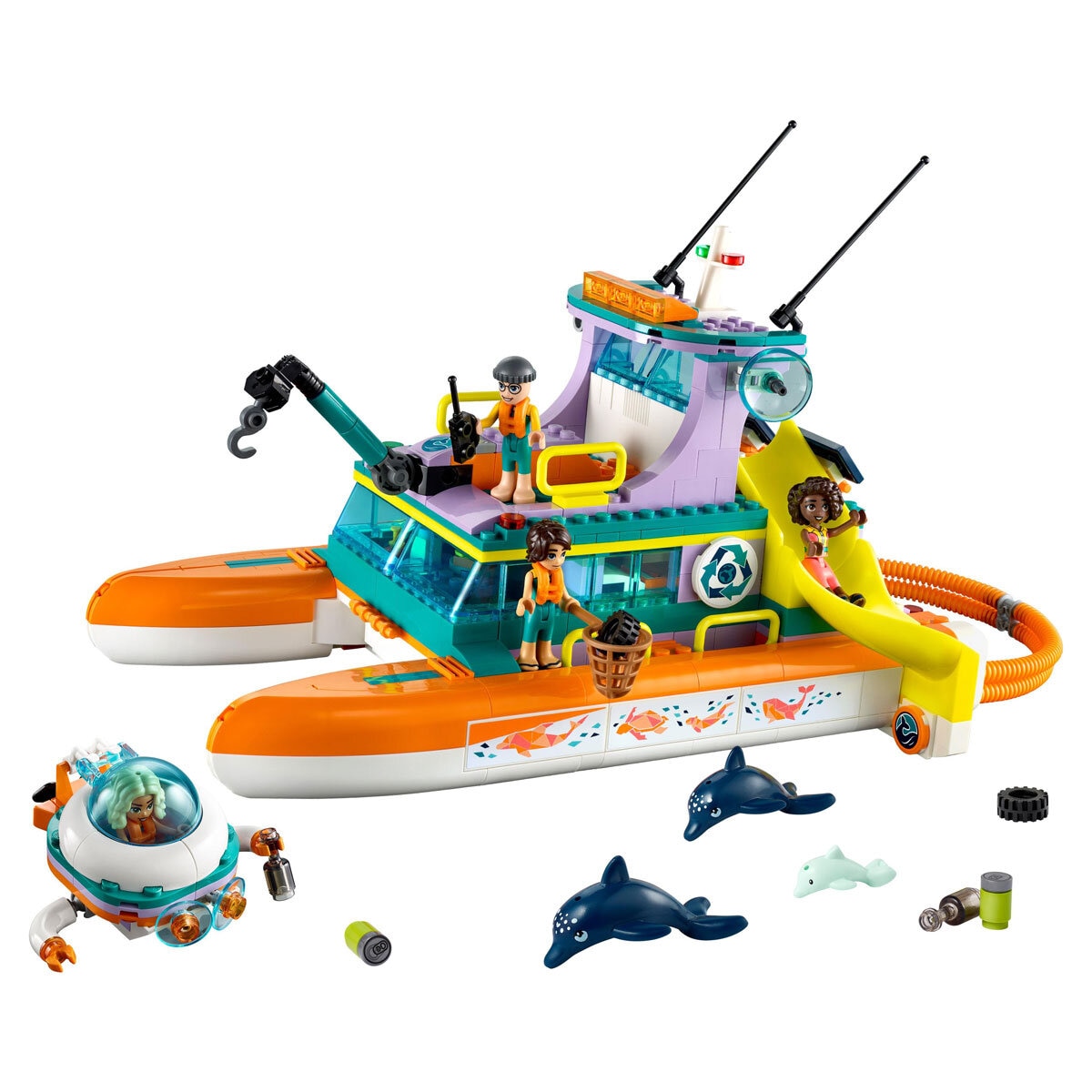 Buy LEGO Friends Sea Rescue Boat Box & Item Image at Costco.co.uk