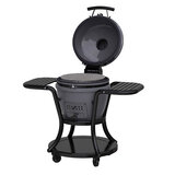 Pit Boss 24” (60 cm) Ceramic Kamado Charcoal Barbecue Grill + Cover in Grey