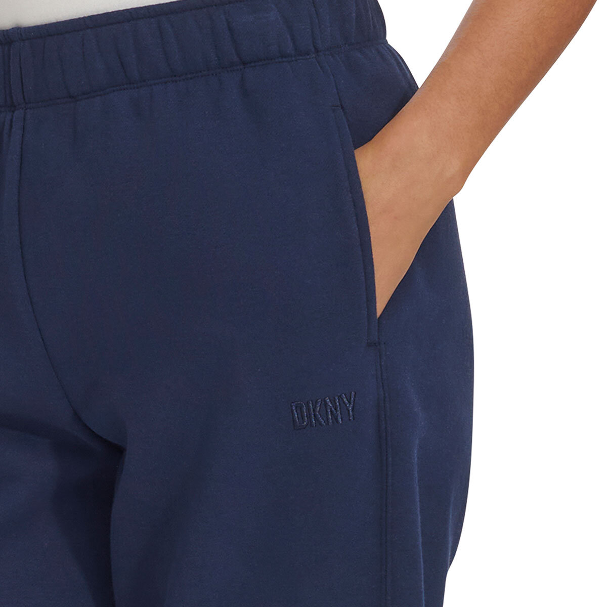 DKNY Sport Fleece Jogger in Navy, Size Medium