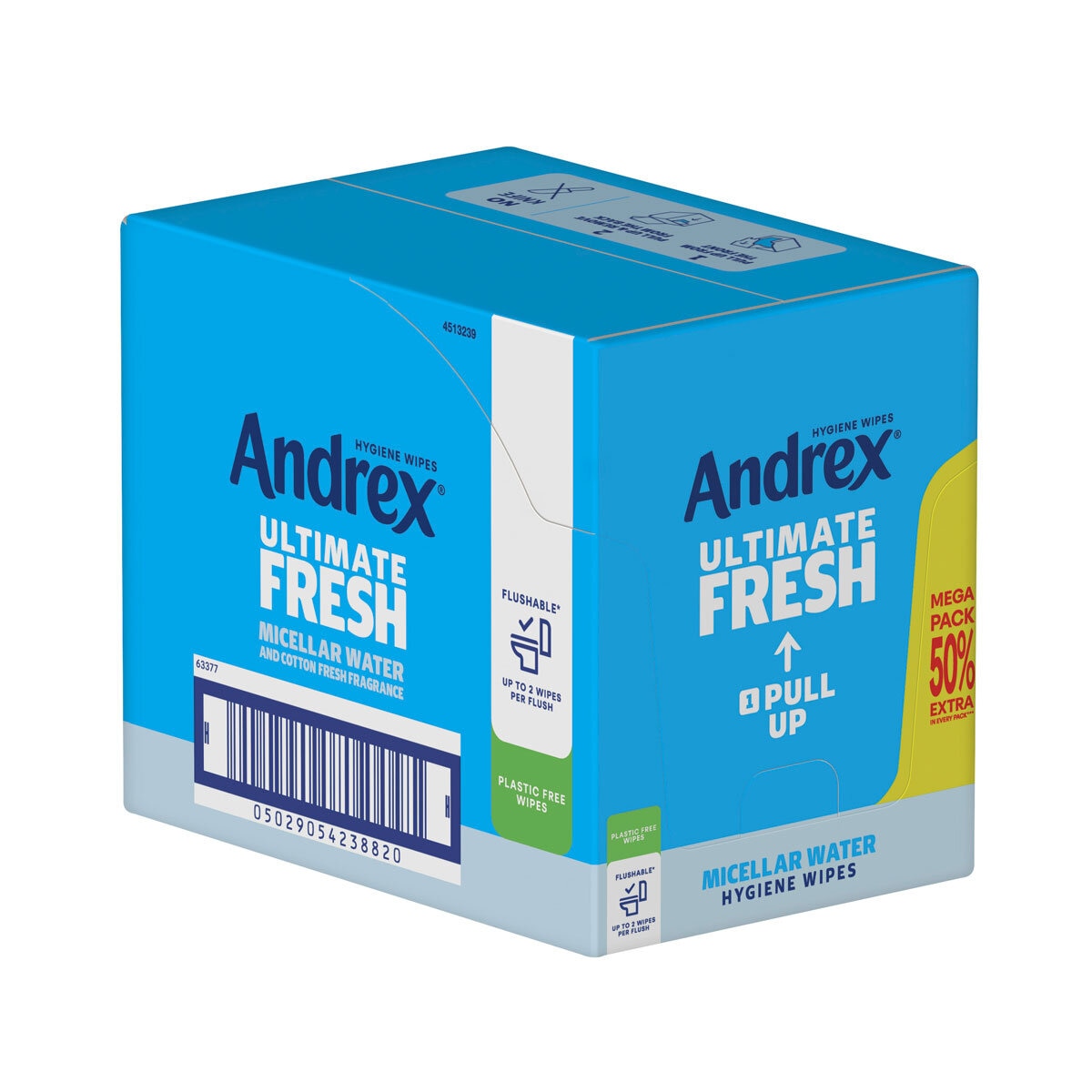 Andrex Classic Clean Washlets, 10 x 56 Wipes