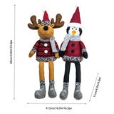 Buy Shelf Sitters Assortment Reindeer & Penguin Dimensions Image at Costco.co.uk