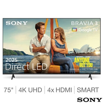 Sony Bravia 3 K75S38BP 75 inch 4K Ultras HD Smart TV Sony Bravia 3 K75S38BP 75 inch 4K Ultras HD Smart TV