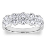 1.08ctw Round Brilliant Cut Diamond Ring, 18ct White Gold