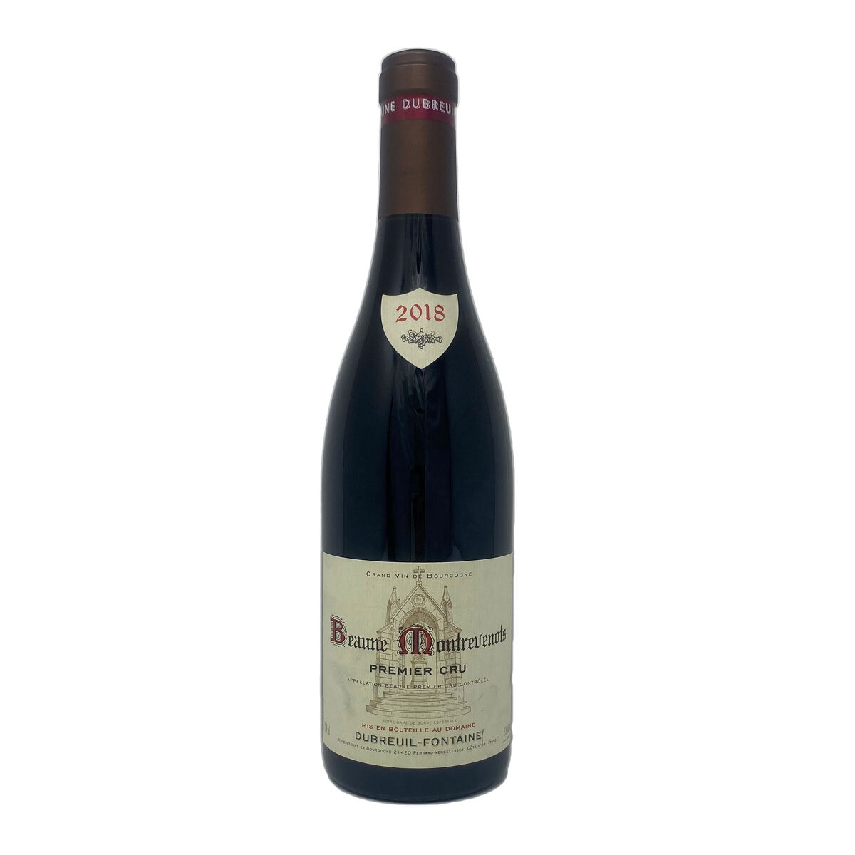 Bottle of DOMAINE DUBREUIL-FONTAINE BEAUNE 1ER CRU "LES MONTREVENOTS" 2018 75CL