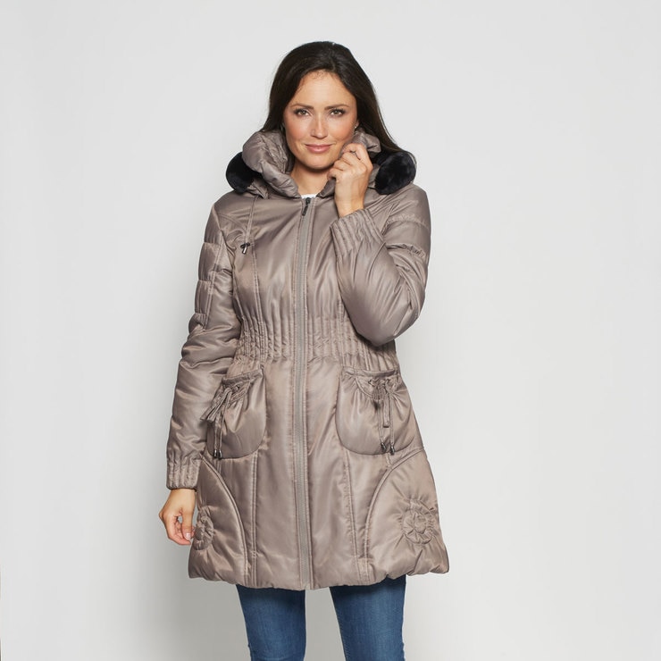 quilted puffer coat womens