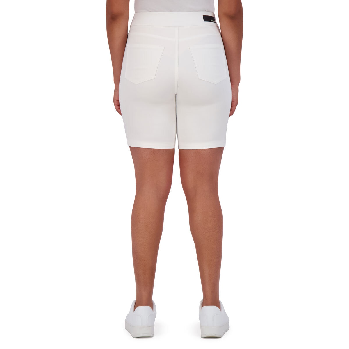 DKNY Ladies Pull On Short in White