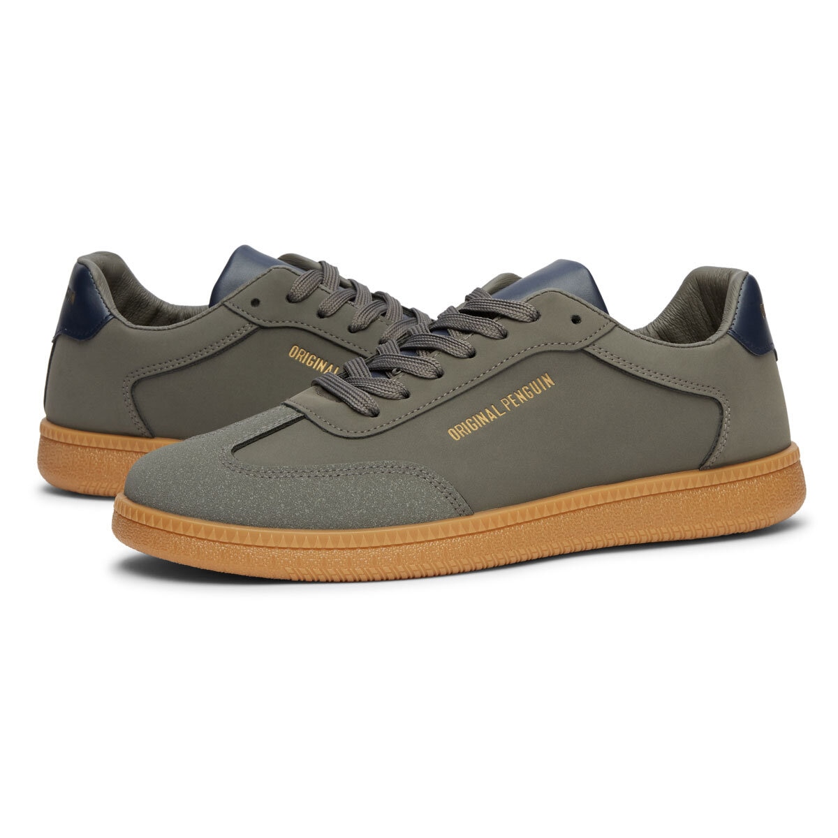 Penguin Salsa Mens Trainer in Charcoal