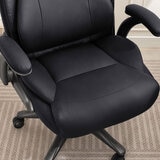 La-Z-Boy® Air Lumbar Manager Chair with Flip-Up Arms, Black