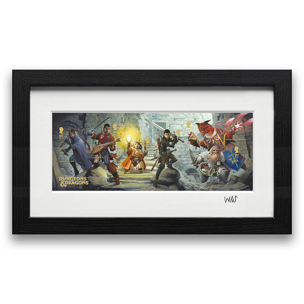 Royal Mail® Dungeons & Dragons Limited Edition Signed Minisheet Frame