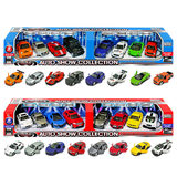 Auto Show Collection Pull Back Action Die-Cast Cars - 8 Pack (3+ Years) - 2 Assortments