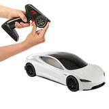 Hot Wheels Tesla RC Car, White (5+ Years)