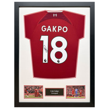 Cody Gakpo Signed Liverpool Shirt