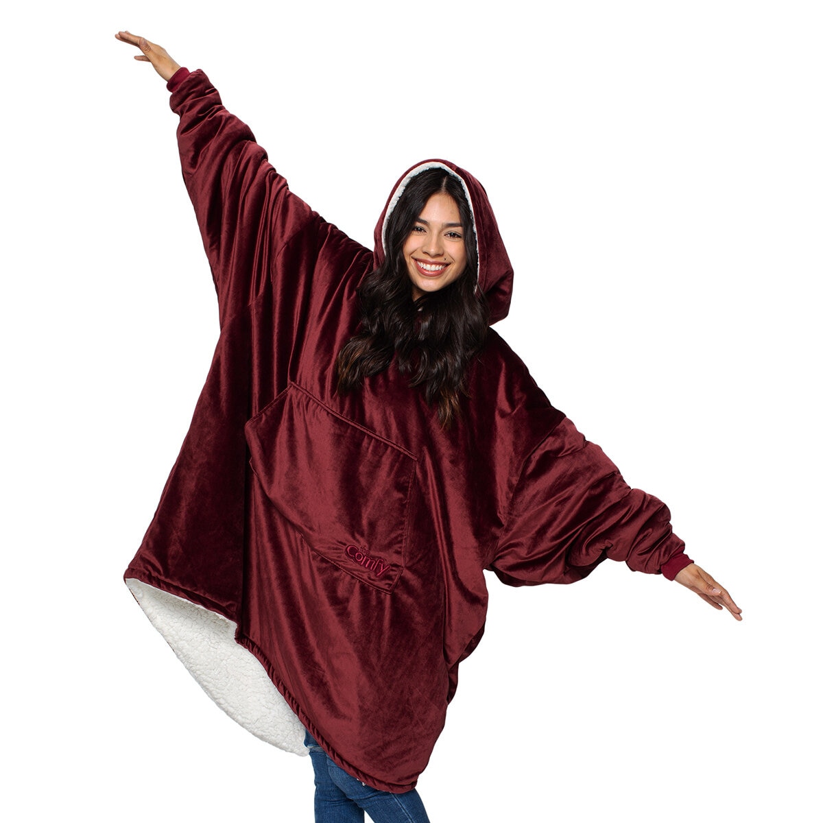 The Comfy Original Wearable Blanket in Burgundy