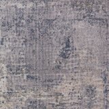 Rustic Textures Faded Blue Runner Rug