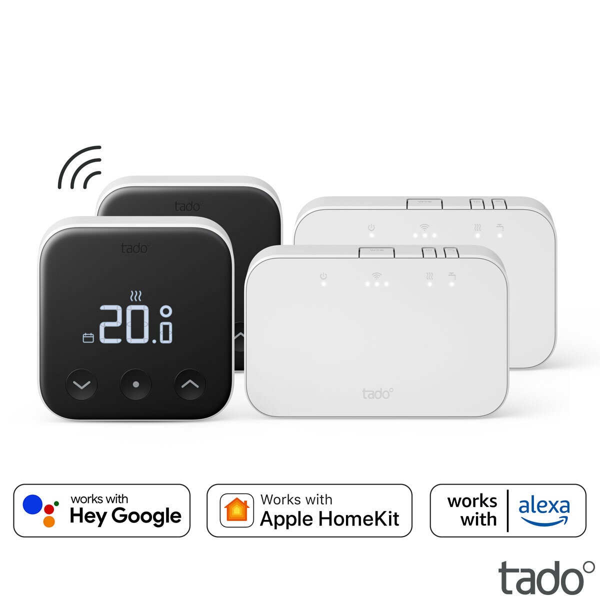 tado° Wireless 2 Zone Kit (2 x includes Wireless Thermostat X with Hot Water Control)