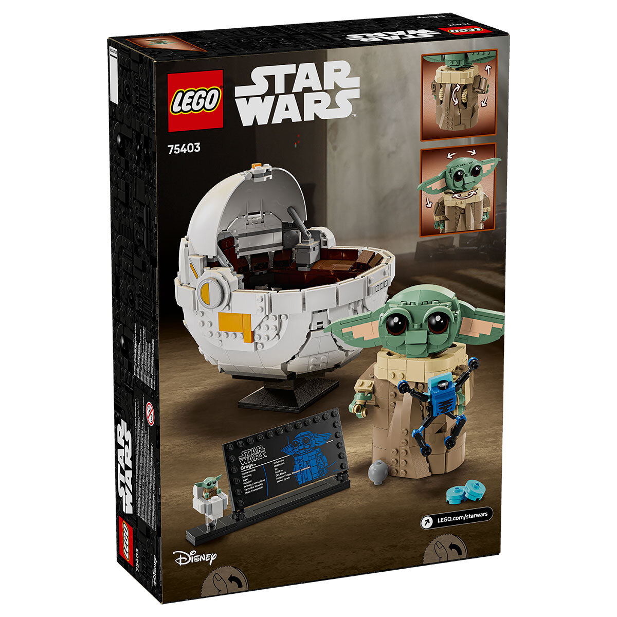 LEGO Star Wars™ Grogu™ with Hover Pram - Model 75403 (10+ Years)