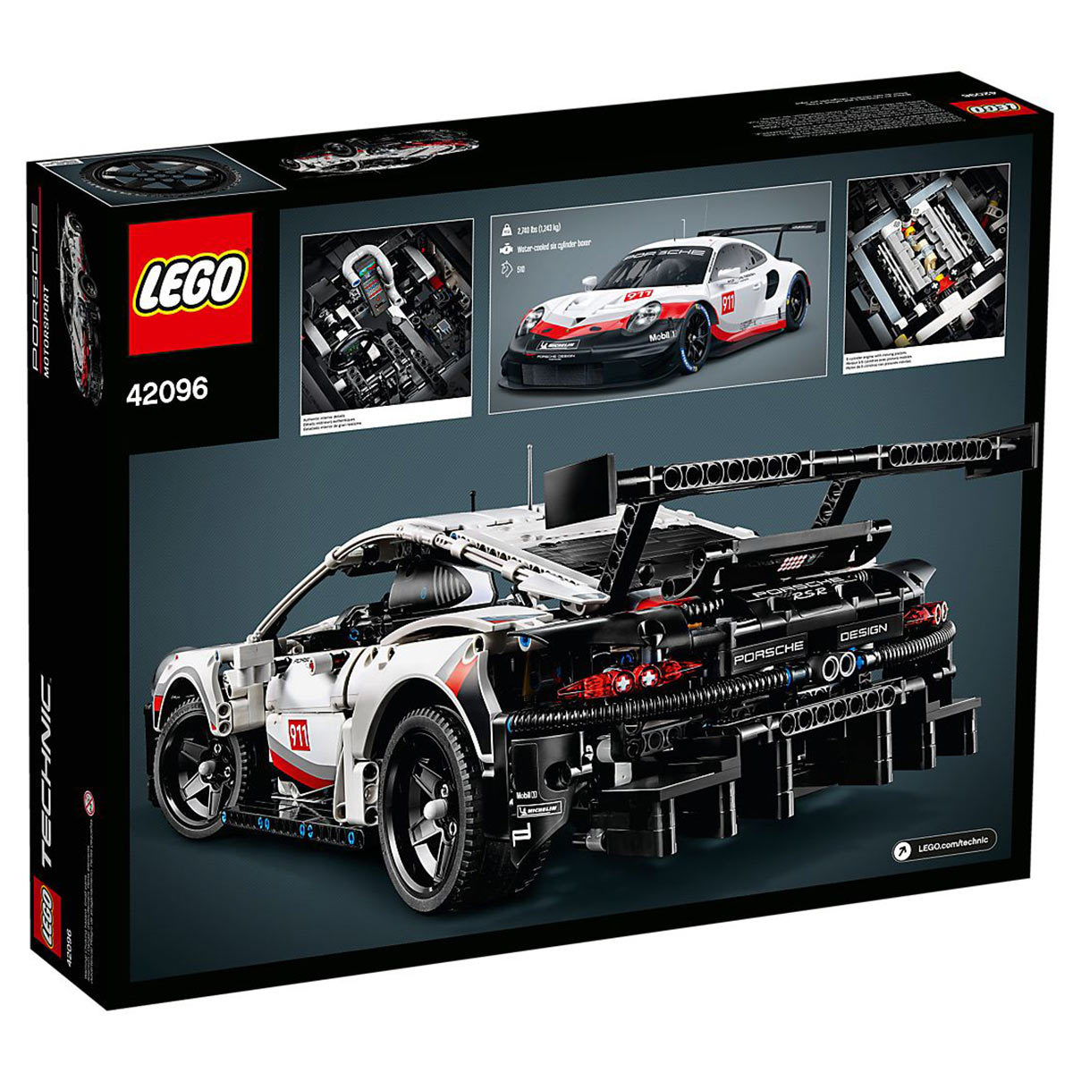 LEGO Technic Porsche 911 RSR - Model 42096 (10+ Years)