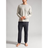 Ted Baker Mens Long Sleeve Lounge Set in Grey, Size Extra Extra Large