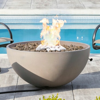 Solus Decor Hemi 19.6kW Gas Fire Bowl Bundle in Dark Grey Solus Decor Hemi 19.6kW Gas Fire Bowl Bundle in Dark Grey