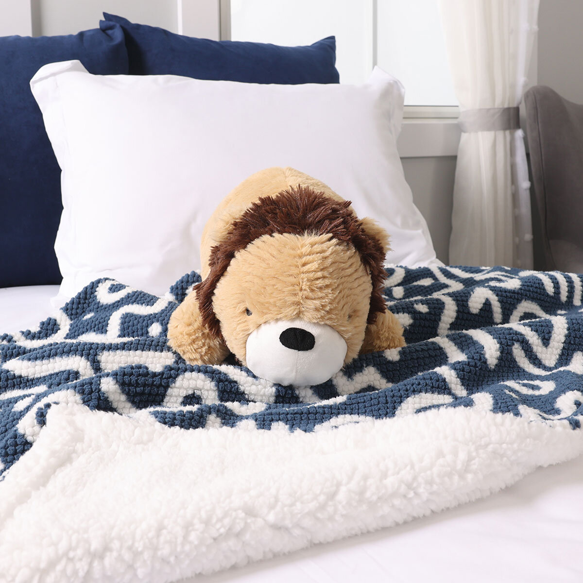 Little Miracles Lovables 2 Piece Blanket & Plush Set, Lion