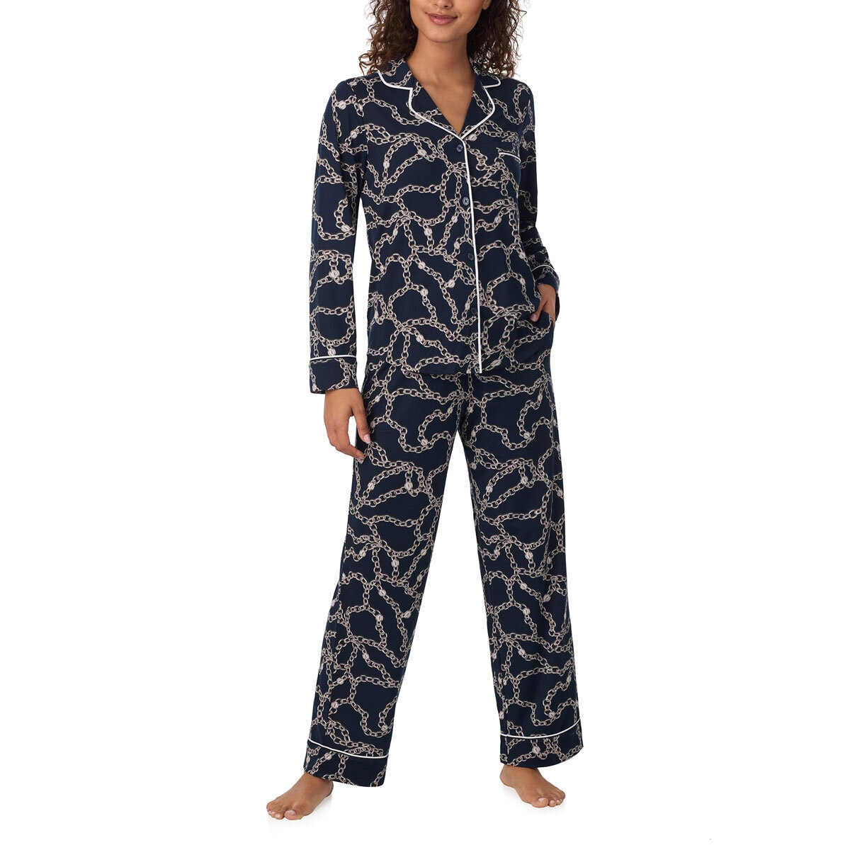 DKNY Notch Collar Pyjama Set