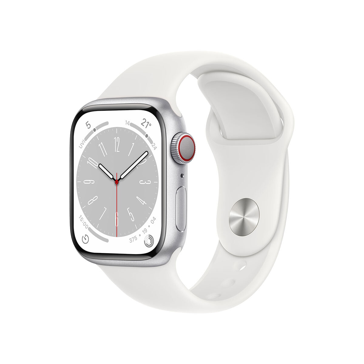 Buy APPLE WATCH S8 41 Silver AL White SP CEL-GBR, MP4A3B/A at Costco.co.uk