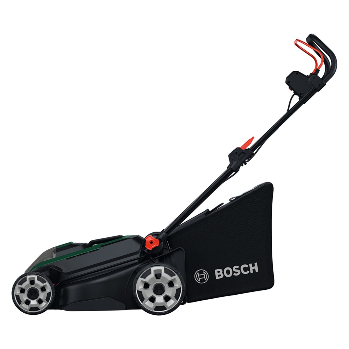 Bosch Rotak 36V (4Ah) 43cm Hand-Propelled Cordless Battery Lawnmower with 2 x 4Ah Battery and Charger Bosch Rotak 36V (4Ah) 43cm Hand-Propelled Cordless Battery Lawnmower with 2 x 4Ah Battery and Charger