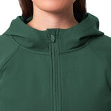 Mondetta Ladies Hooded Running Jacket in Green