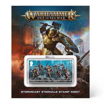 Official Warhammer Stamp Ingot Stormcast Eternals by Royal Mail