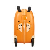 American Tourister Funrider Ride On Hardside Case in Tiger Design (3-6 Years)