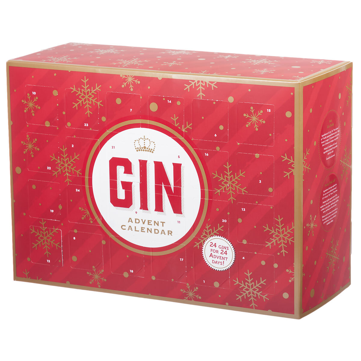 Gin Advent Calendar in Red, 24 x 5cl Costco UK