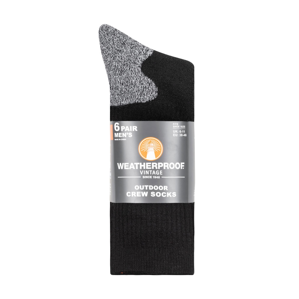 Weatherproof Mens Thermal Sock, 4 Pack