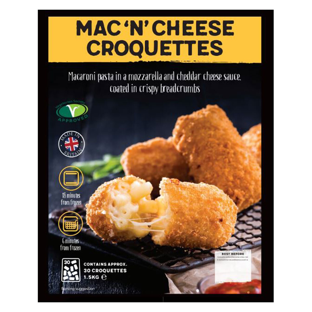 Paramount Mac 'N' Cheese Croquettes, 3 x 500g