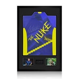 Luke Littler Signed 2025 Framed Shirt, including 2 Photos