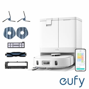 Eufy X10 Pro Omni Robot Vacuum & Mop, All-in-One Station with Ultimate Accessory Kit Eufy X10 Pro Omni Robot Vacuum & Mop, All-in-One Station with Ultimate Accessory Kit