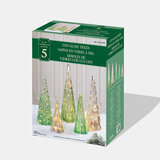 Buy Glass Trees 5 Pack Green Box Image at Costco.co.uk